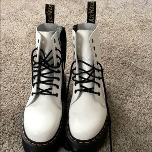 White AirWair Doc Martens